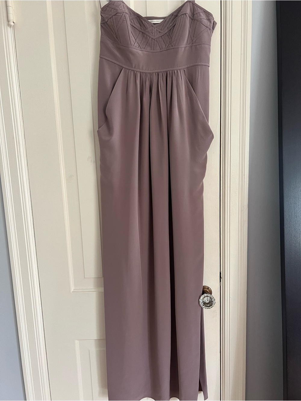 Twelfth Street by Cynthia Vincent Mauve Spaghetti-Strap Maxi Dress